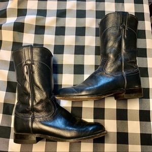 Midnight blue/black Justin boots! Great condition